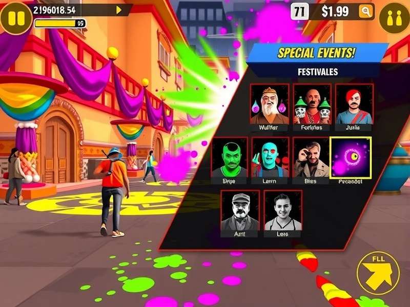 Holi Rampage Legend special events and festivals